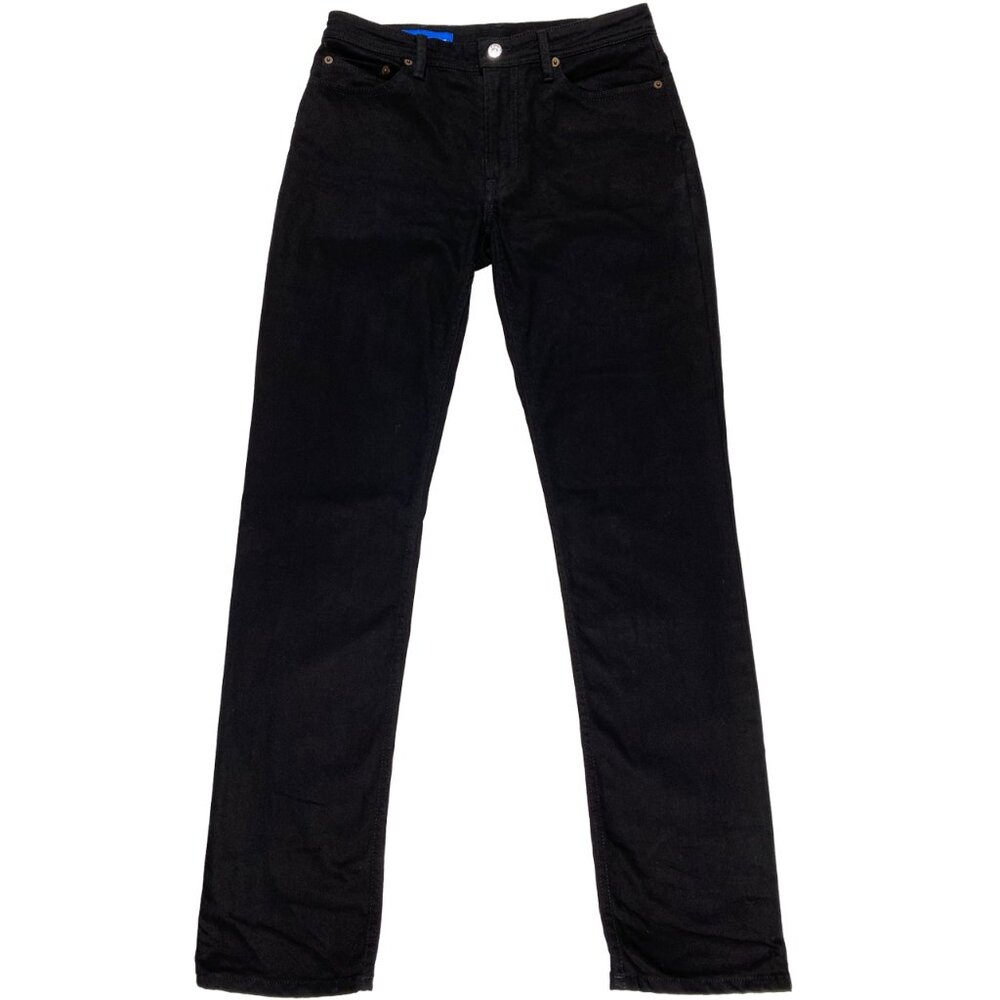 Acne Studios Blå Konst South Stay Black Slim Fit Stretch Jeans mens size 30x31.5